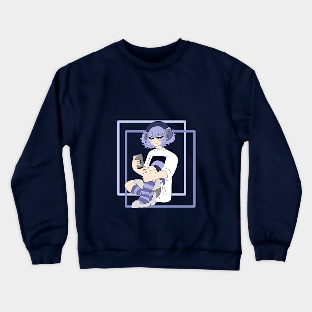 Chill girl Crewneck Sweatshirt by Ashe Cloud